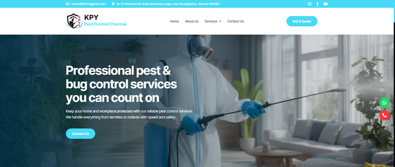 KPY Pest Control Chennai